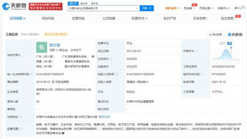 vivo關聯公司注冊資本增至3億元，軟件開發領域迎來顯著布局